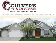 Tablet Screenshot of culverspainting.com
